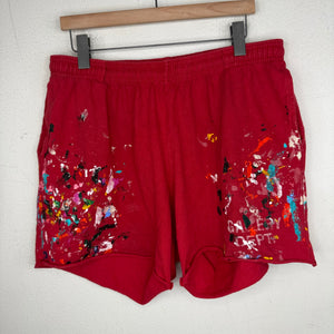 Gallery Dept Red Painted Shorts