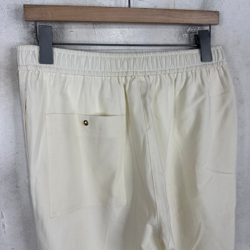 Louis Vuitton Wool Cream Pants