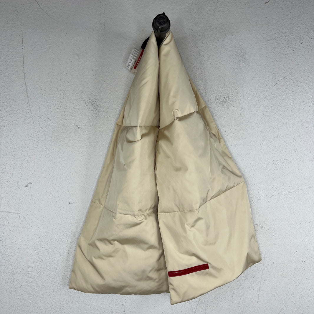 Prada Beige Puffer Scarf