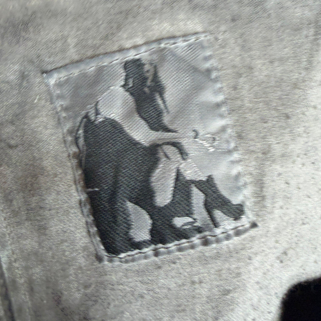 DRKSHDW Waxed Drop Crotch Creatch Shorts