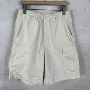 Supreme White Cargo Shorts