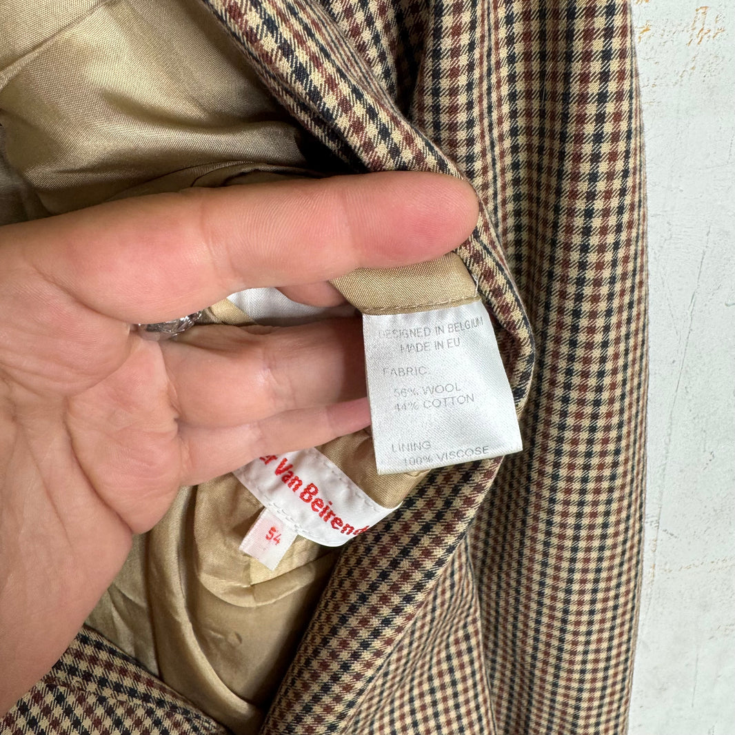 Walter Van Beirendonck Plaid Blazer