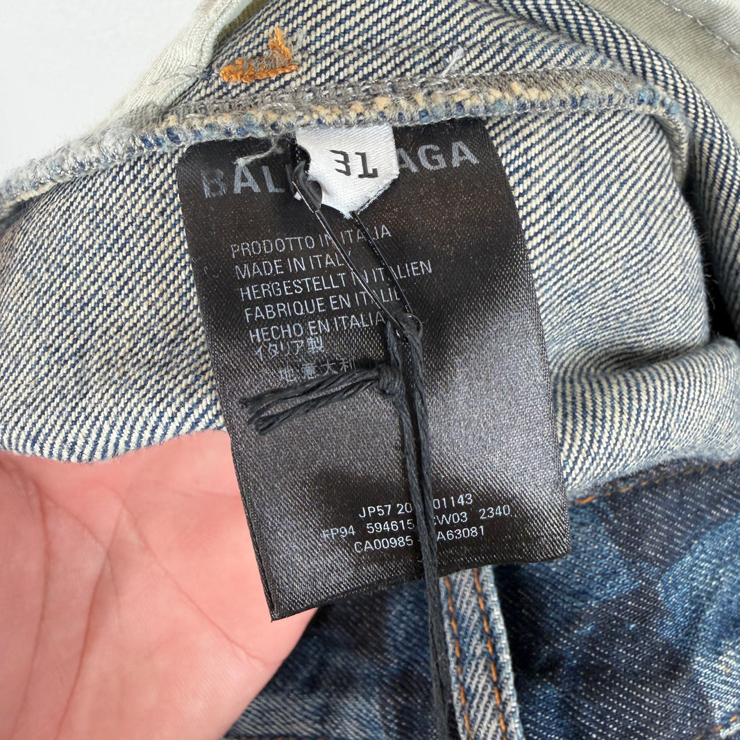Balenciaga Checkered Jeans