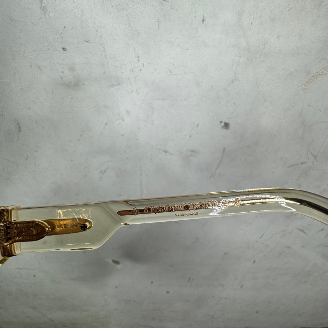 Chrome Hearts Translucent Yellow Girthquake Sunglasses