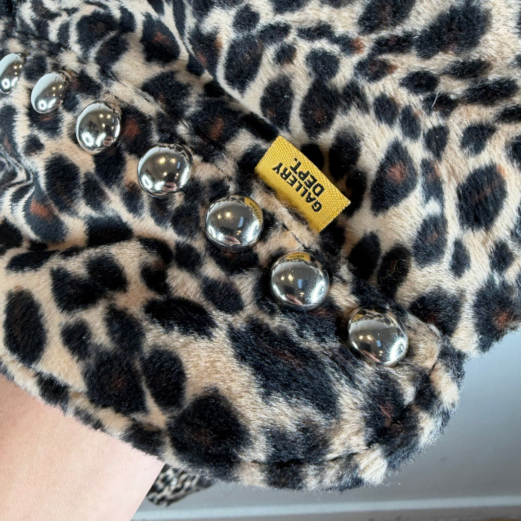 Gallery Dept Studded Leopard Waist Bag