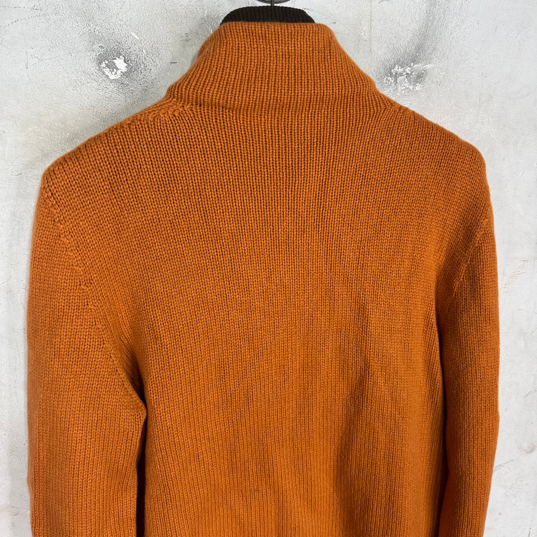 Hermes Double Layered Zip Knit