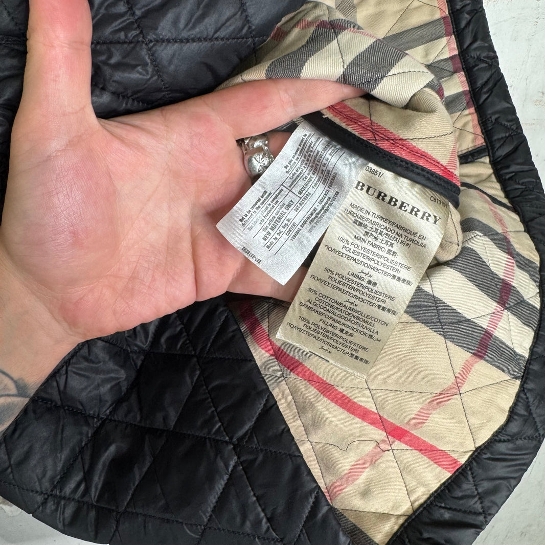 Burberry Quilted Cord Collar Jacket