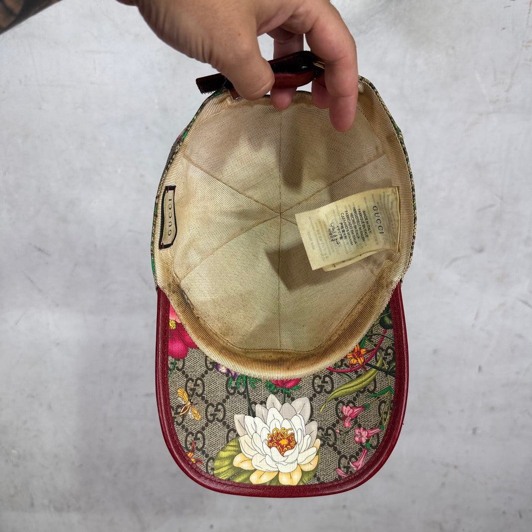 Gucci Floral Monogram Hat