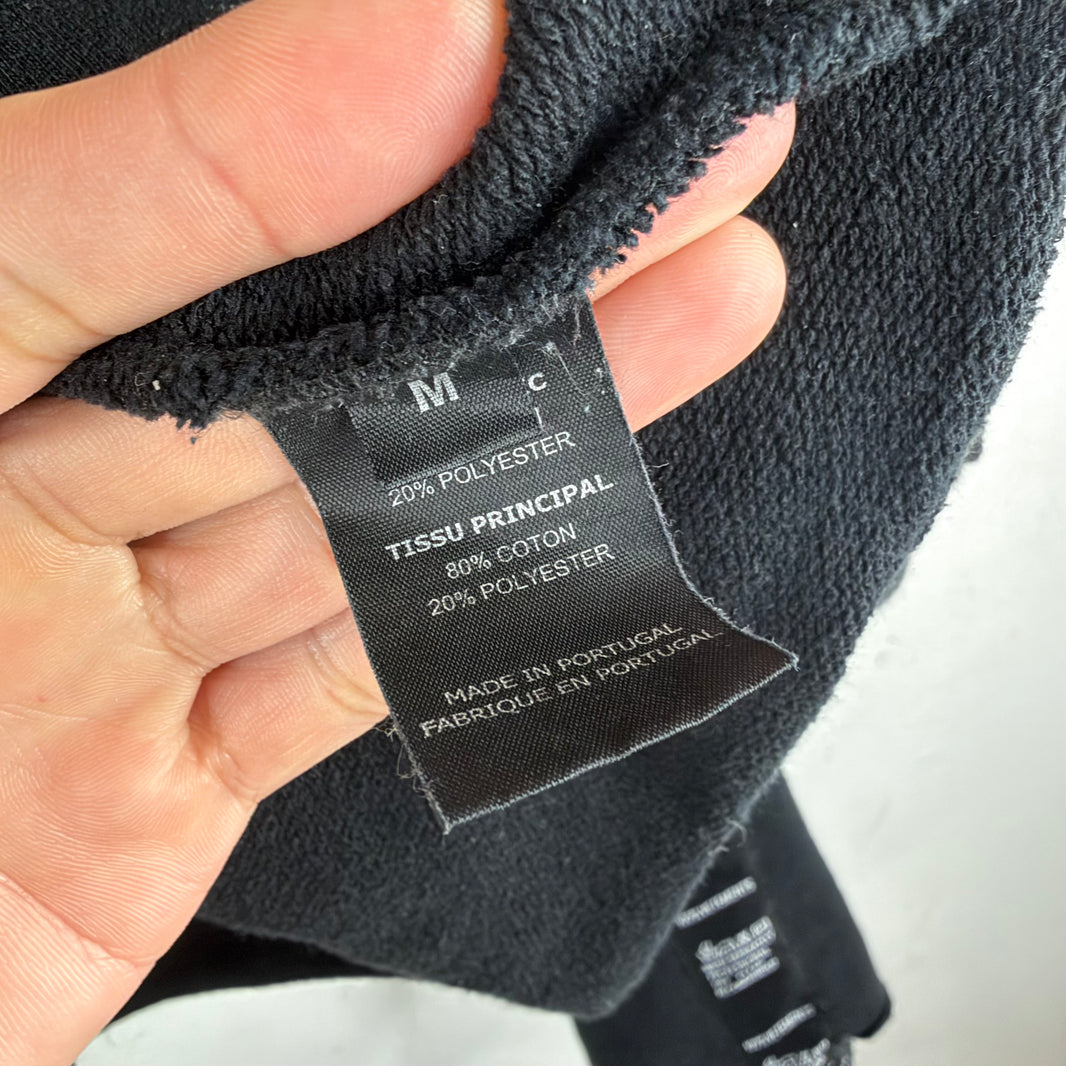 Vetements Cropped Long Washtag Hoodie