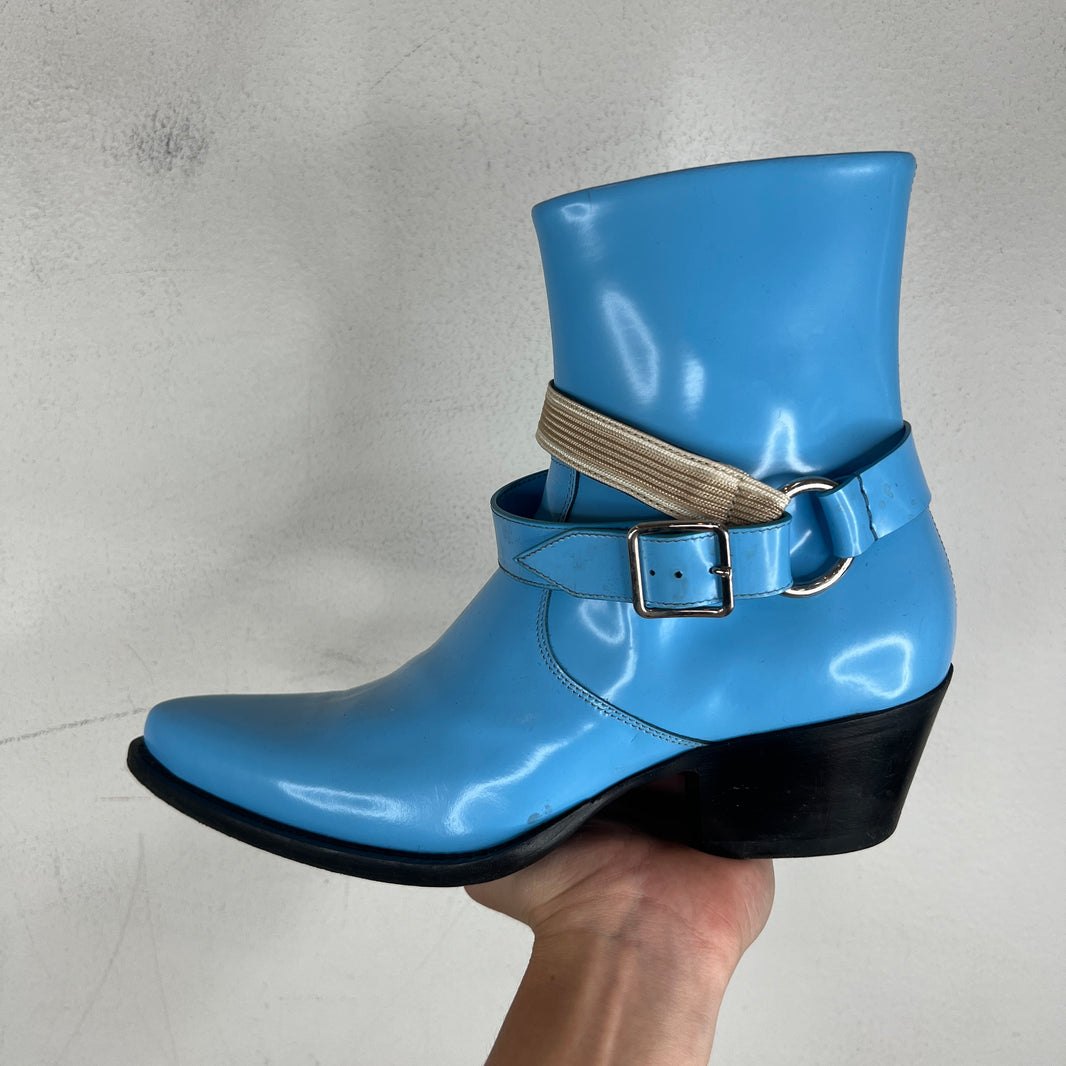 Calvin Klein 205W39NYC Blue Harness Spazzolotto Boots