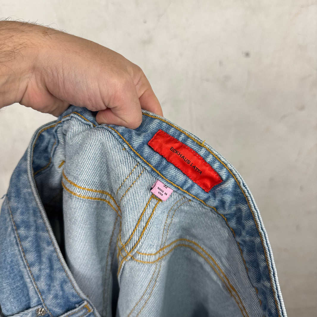 Eckhaus Latta Lightwash Loose Jeans