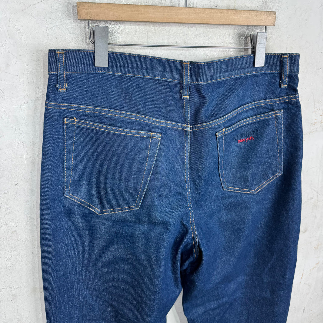 Supreme Raw Baggy Fit Jeans