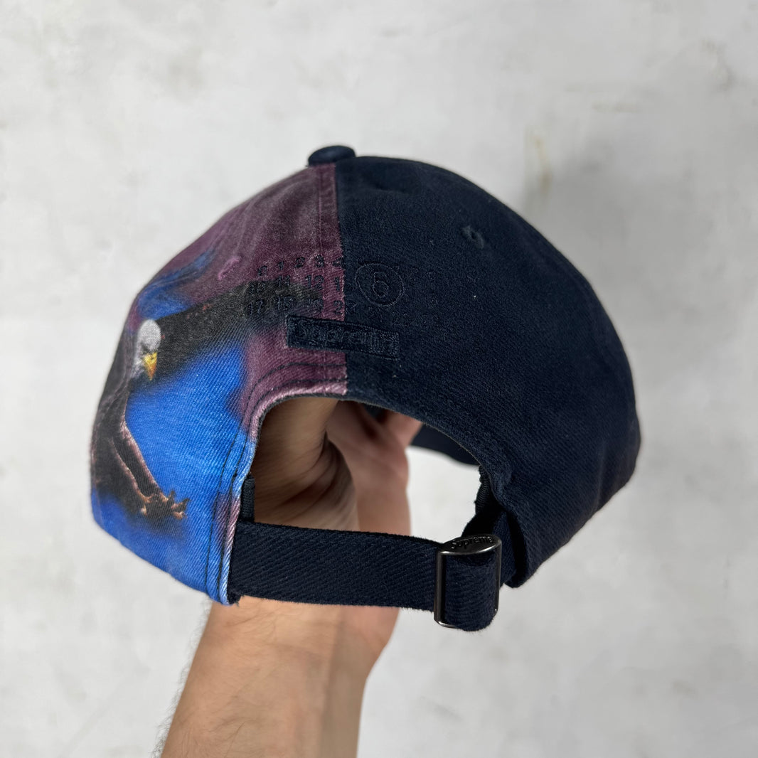 Supreme x MM6 Yellow Split Eagle Hat