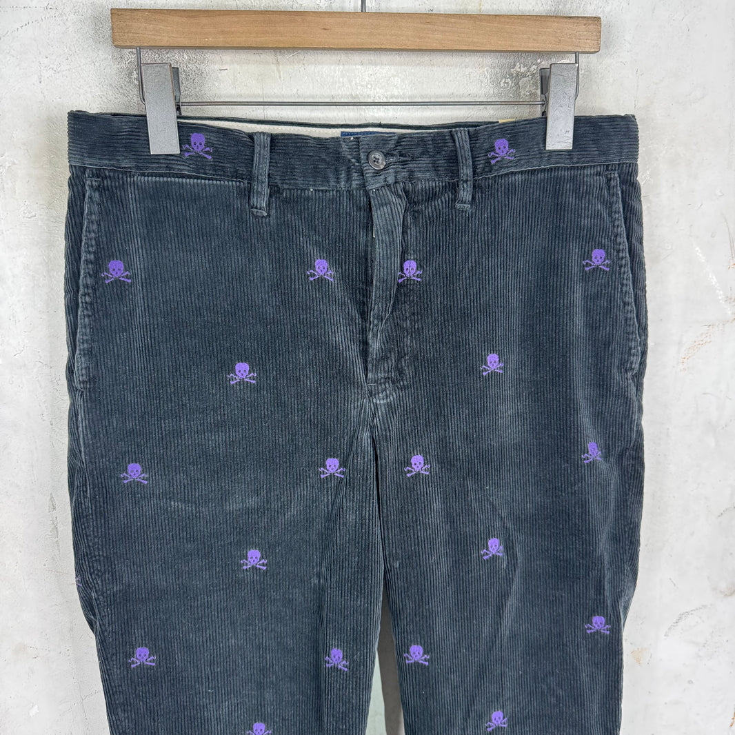 Ralph Lauren Rugby Skull Corduroy Pants