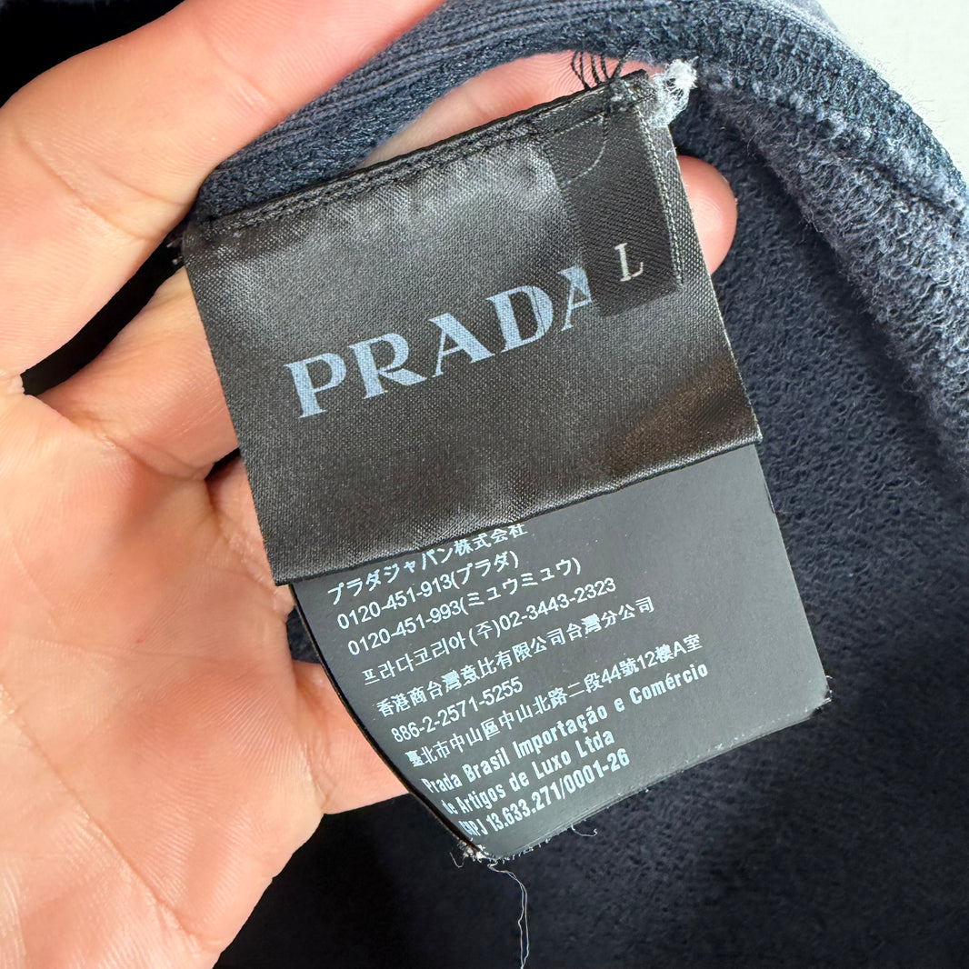 Prada Red Tab Hoodie