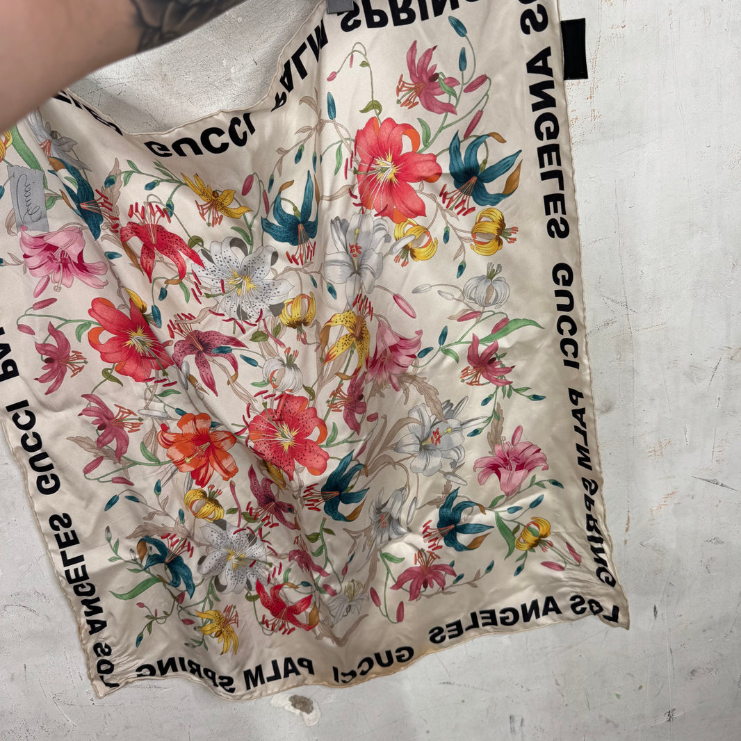 Gucci Floral Silk Bandana