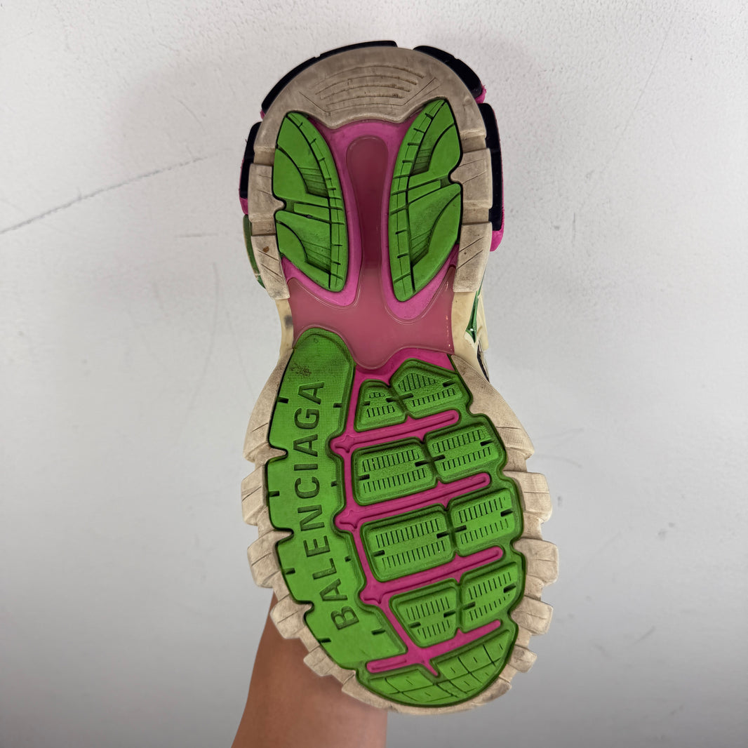 Balenciaga Pink/Green Track 2 Sneakers