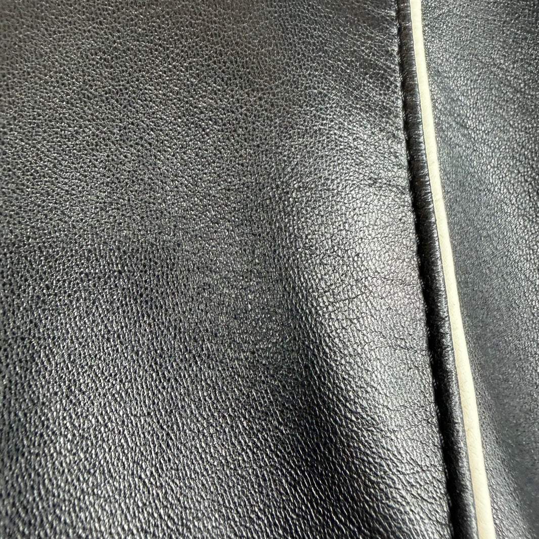 Ernest W Baker Lamb Leather Zip Up Jacket