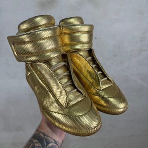 Margiela Gold Patterned Future Highs