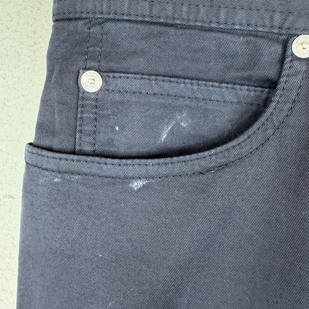 Brioni Navy 5 Pocket Pants