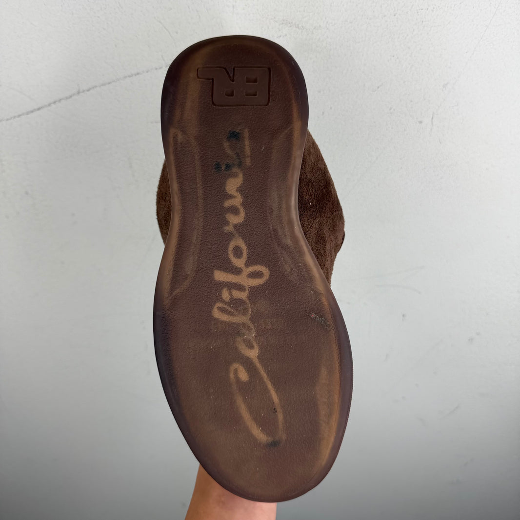 ERL Brown Suede Vamp Sneakers