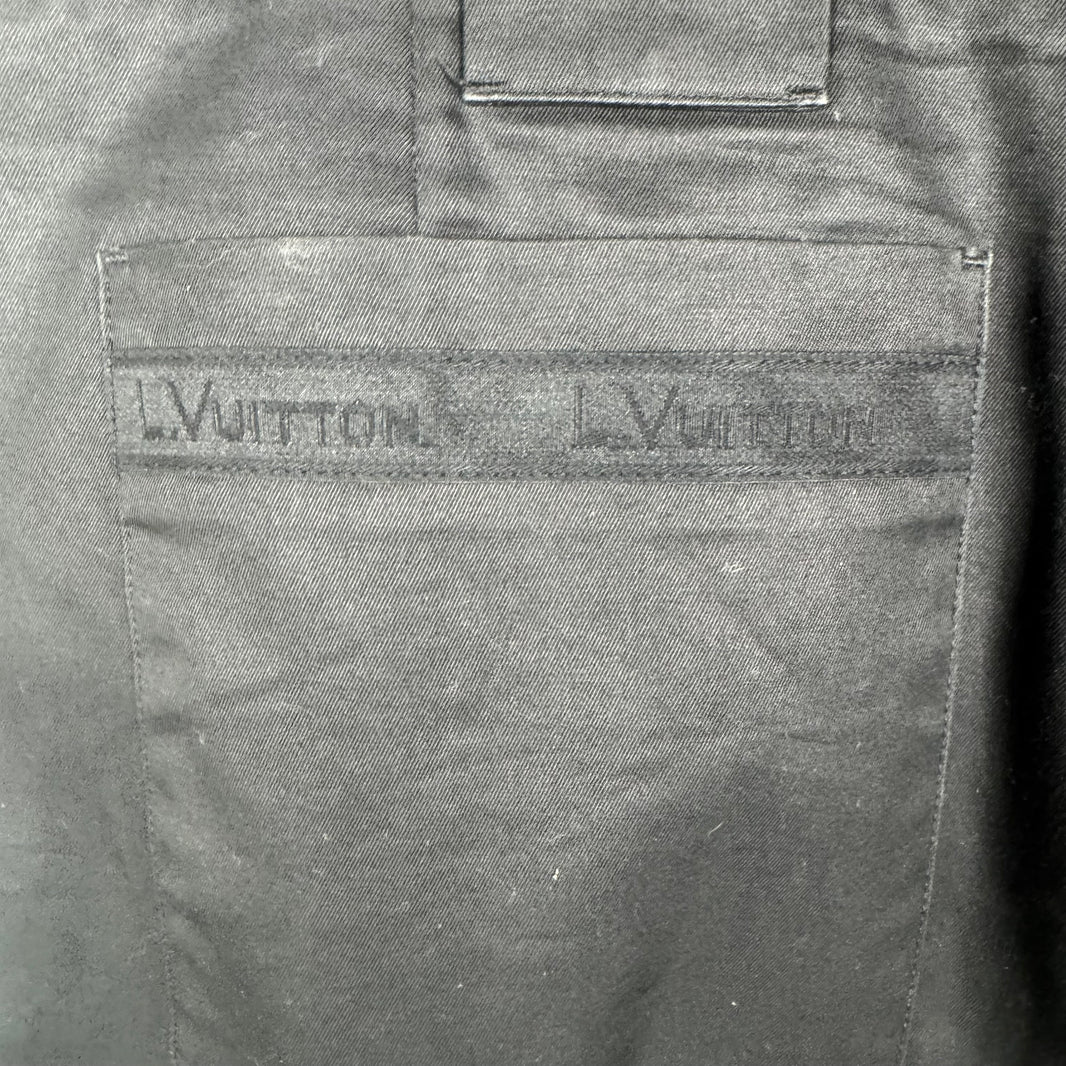 Louis Vuitton Black Back Zip Trousers
