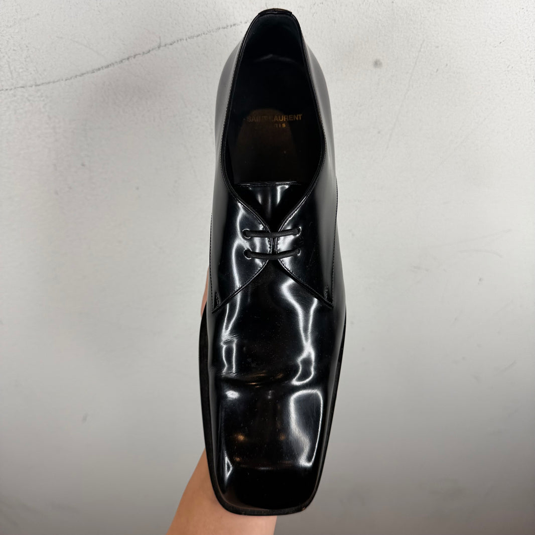 Saint Laurent Square Toe Derbies
