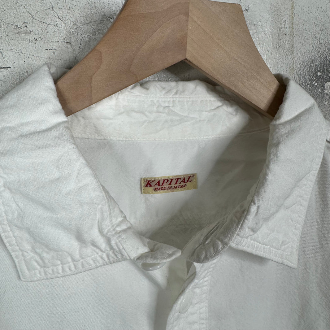 Kapital White Button-Up Shirt