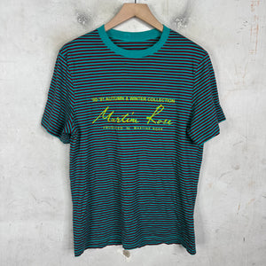 Martine Rose Striped AW Logo T-Shirt