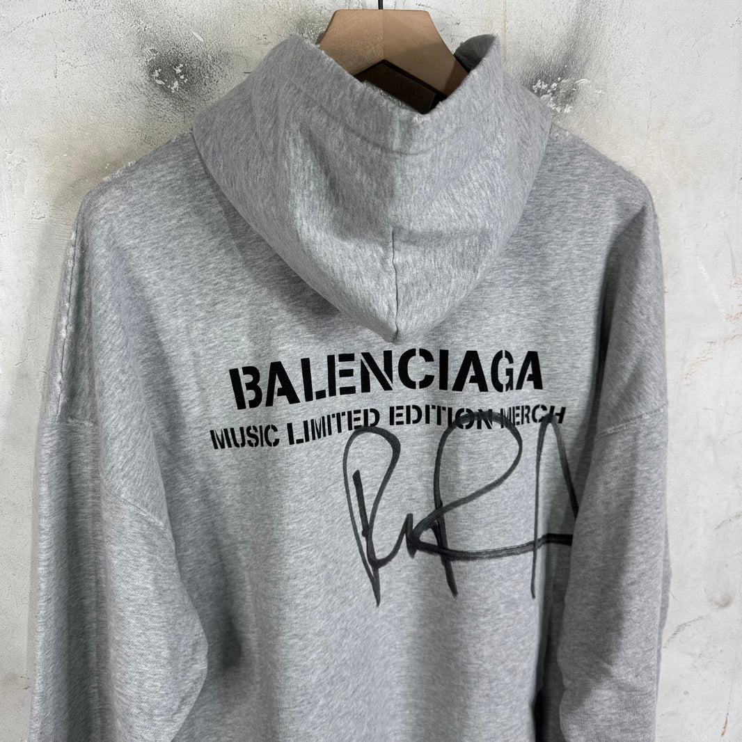 Balenciaga Rupaul Logo Zip Hoodie