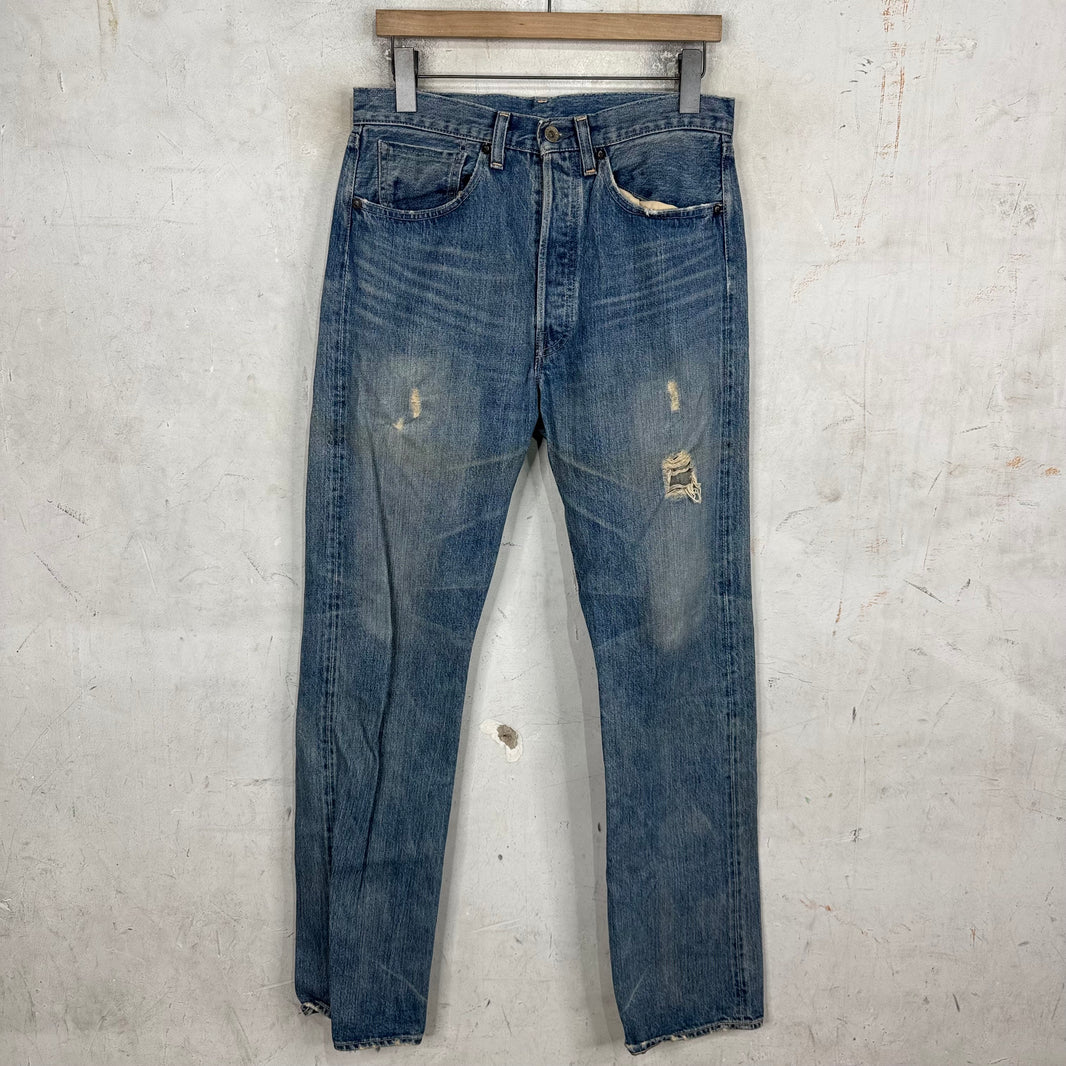 Levis Japanese Market Distressed Redline 501's