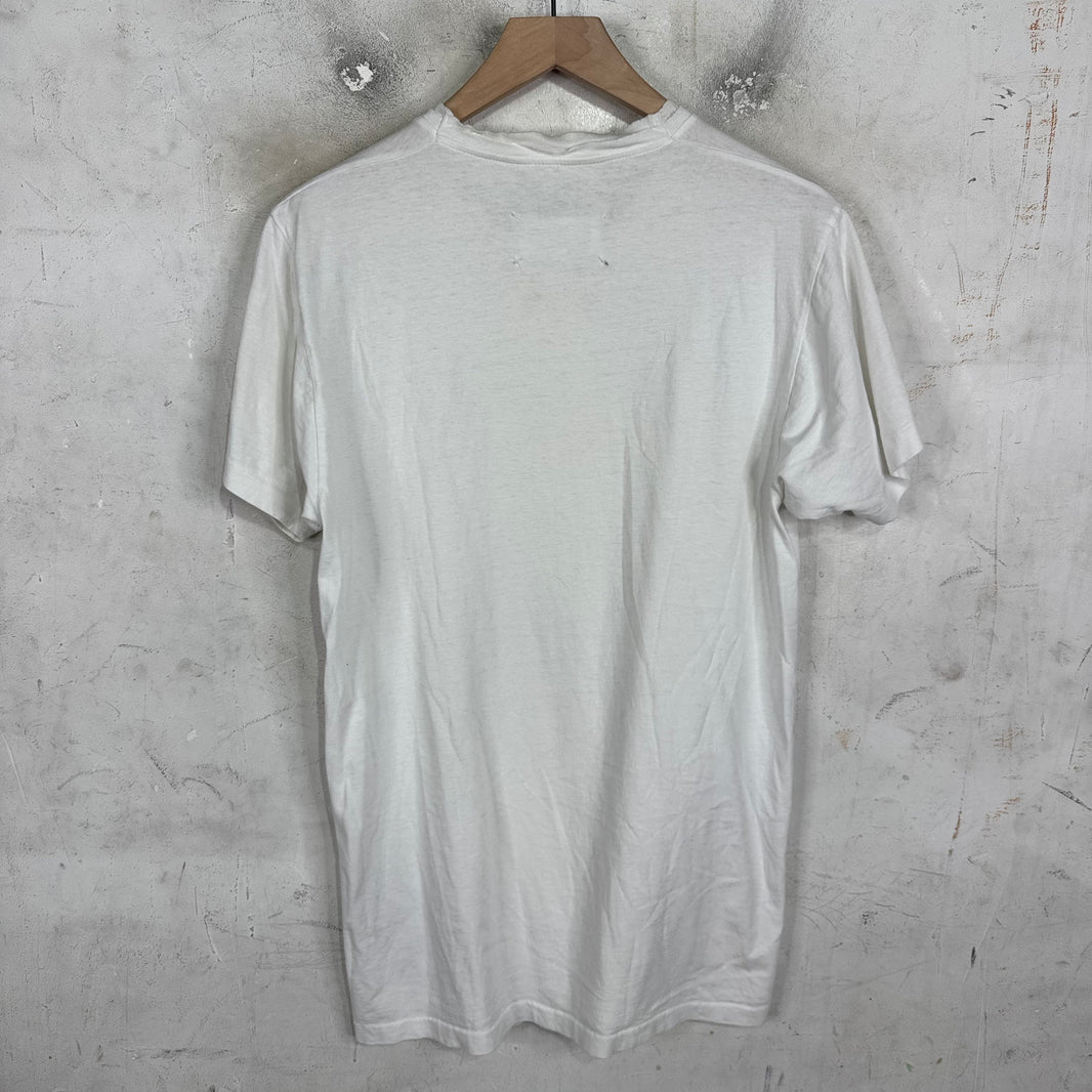 Margiela Front Strap White T-Shirt