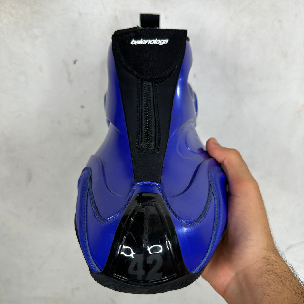 Balenciaga Blue Basketball Sneakers