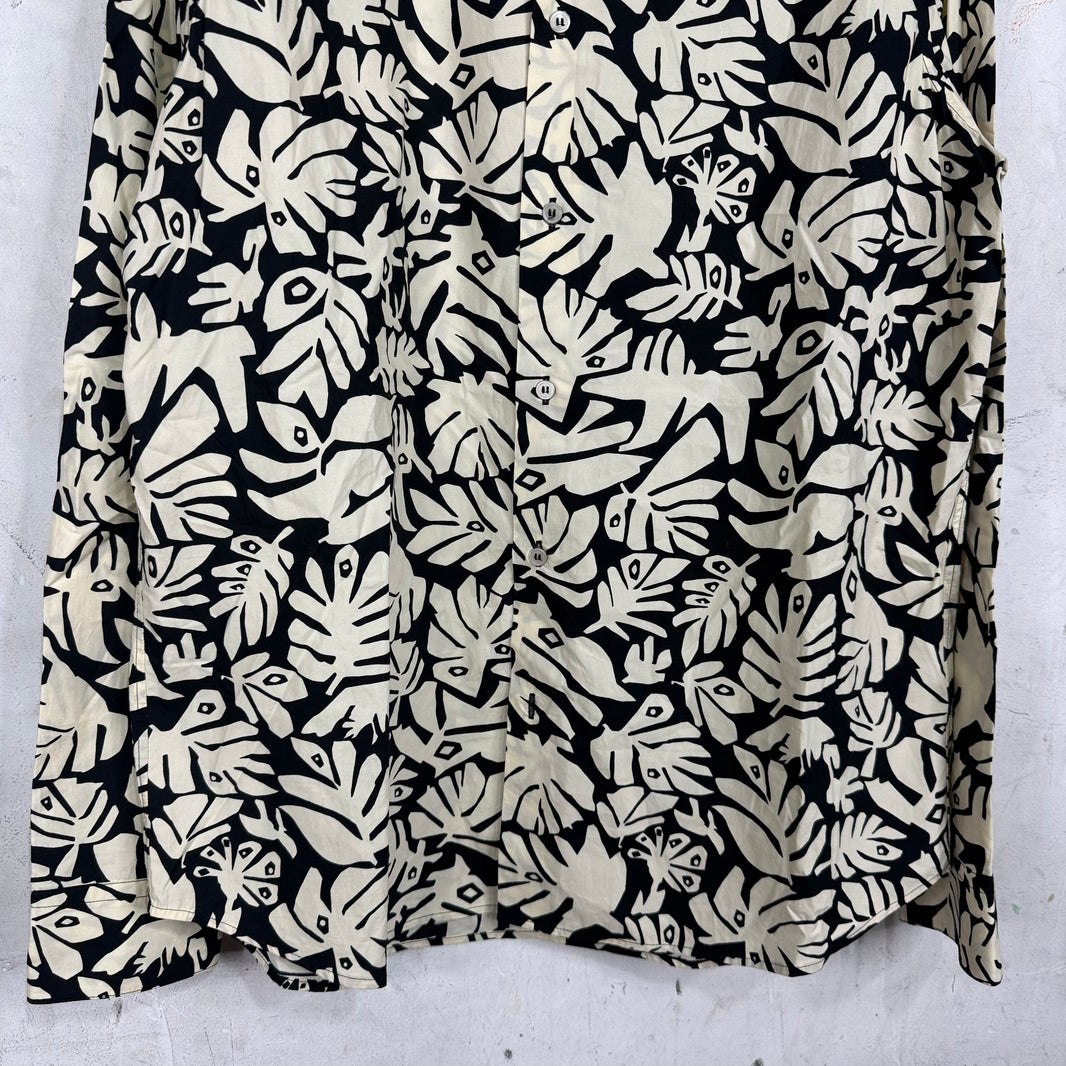 Marni Black/Beige Floral LS Shirt