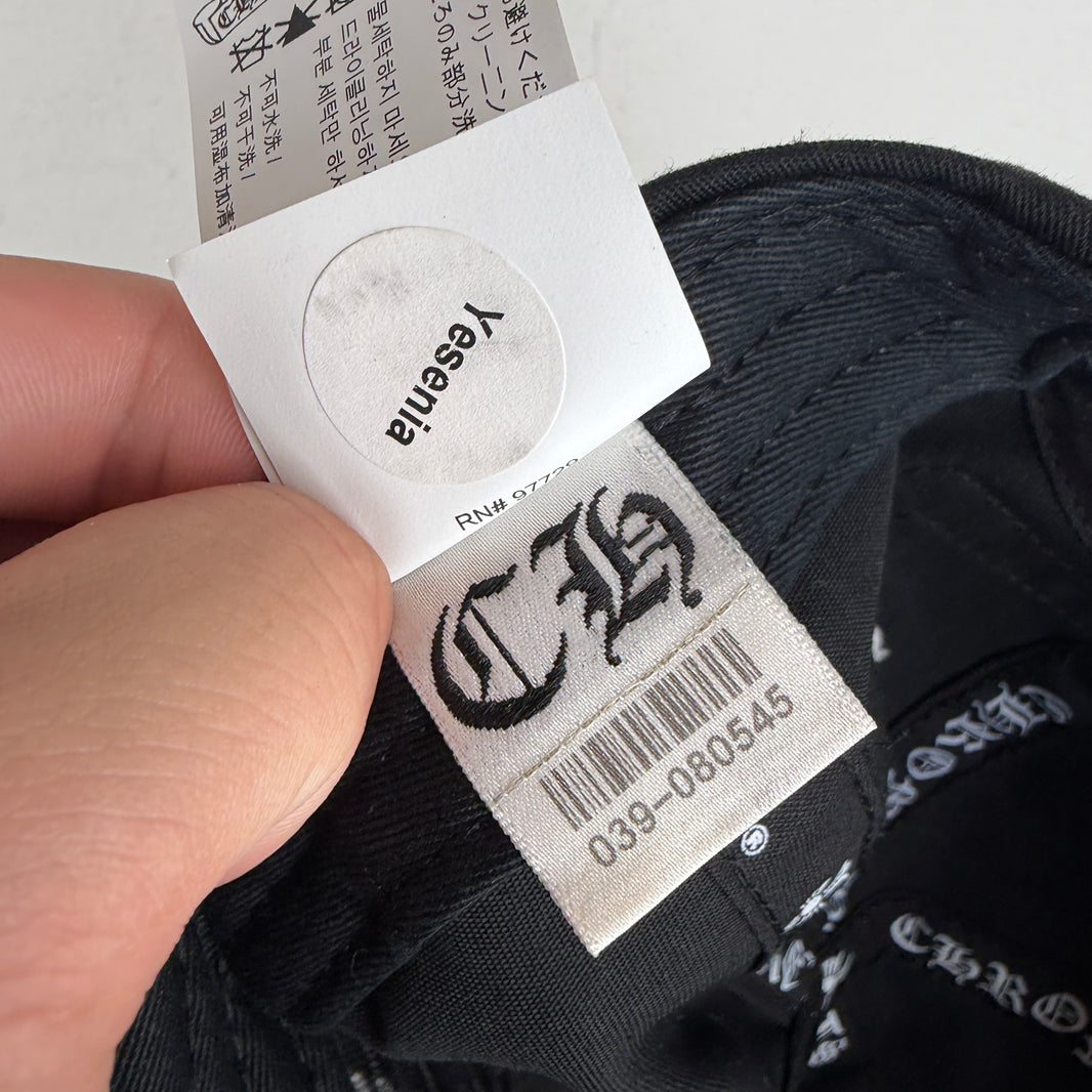 Chrome Hearts Black Gas Station Hat