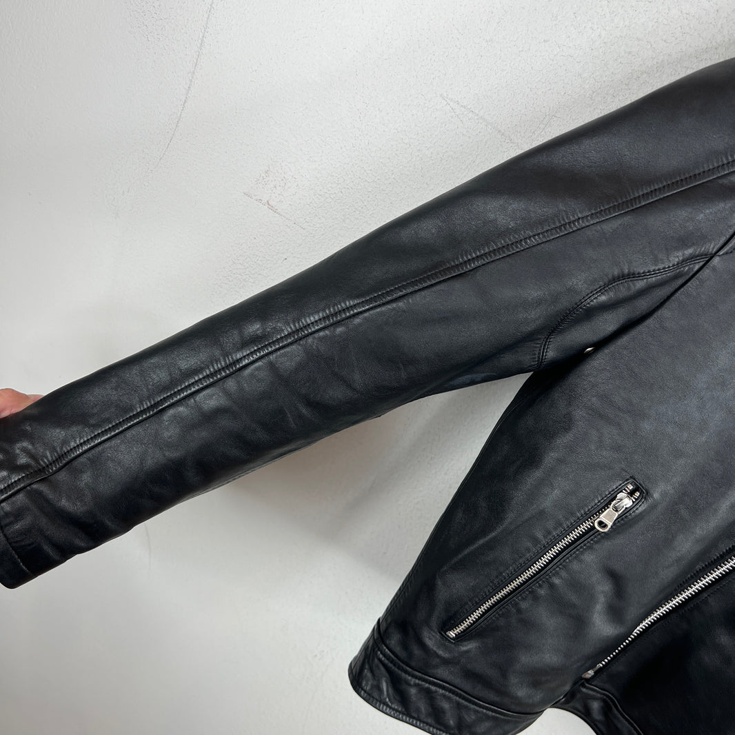 Stussy Cafe Racer Leather Jacket