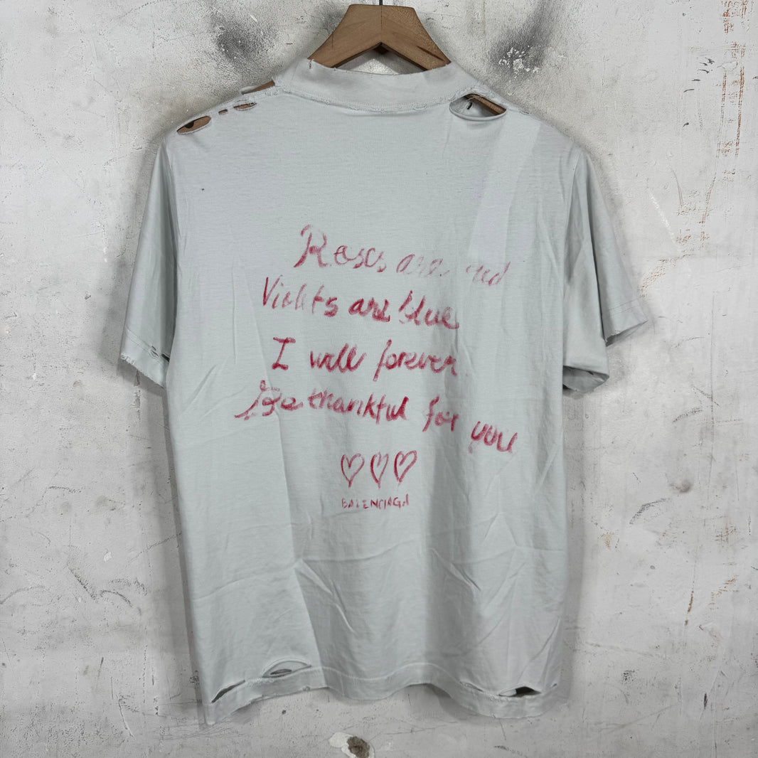 Balenciaga Happy Valentine T-Shirt