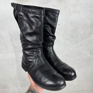 Dirk Bikkemberg Black Leather Pull On Boots