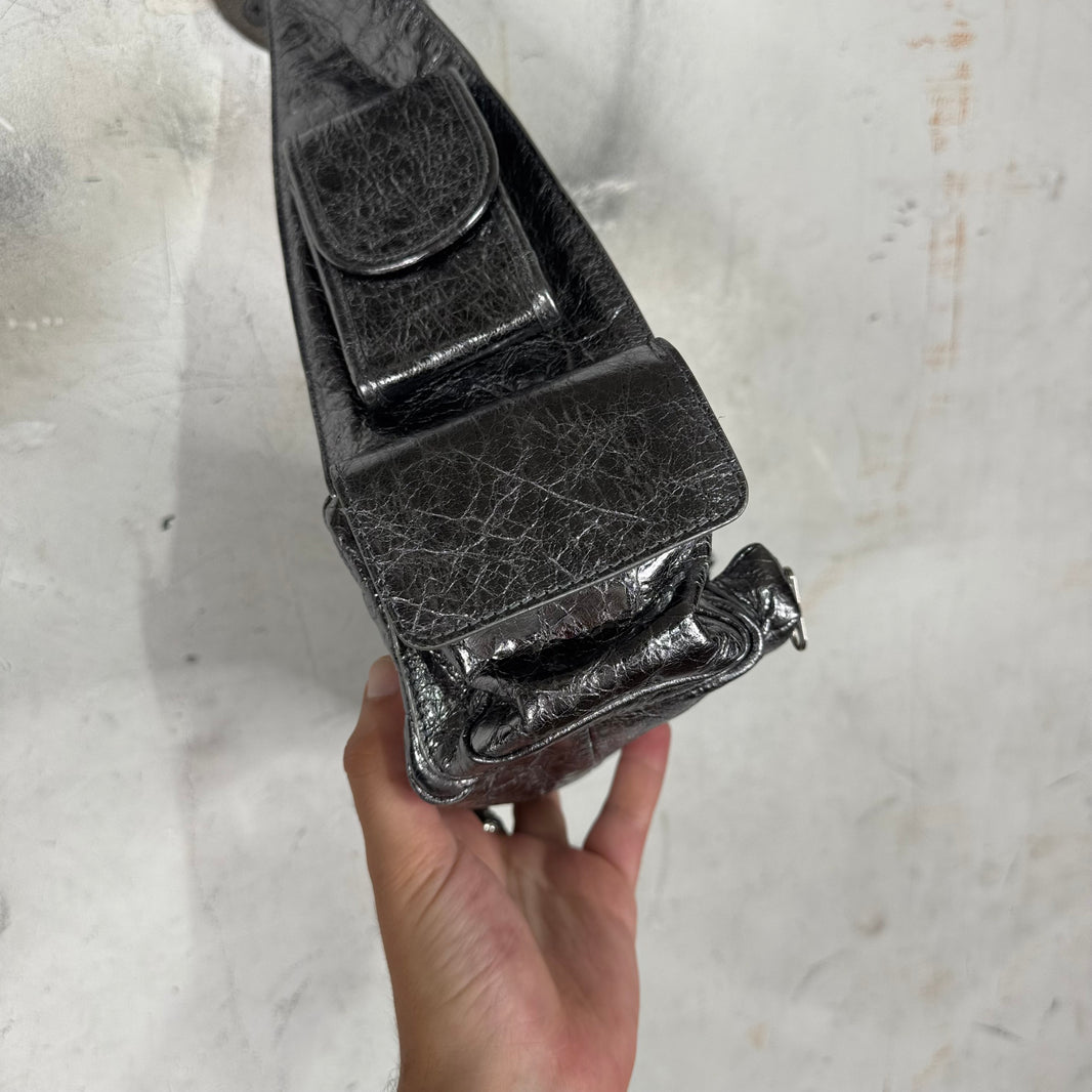 Balenciaga Gunmetal Super Busy Bag