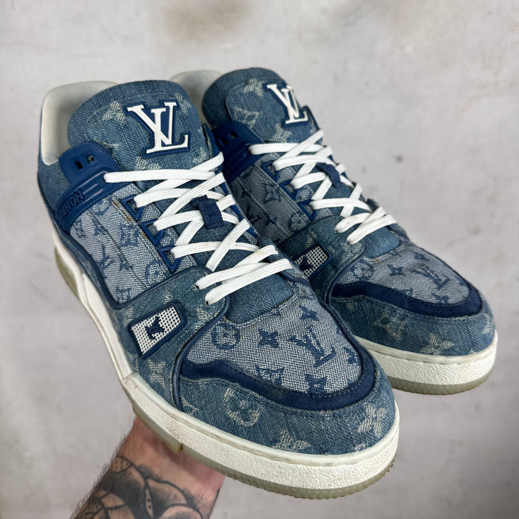 Louis Vuitton Denim Monogram Trainers