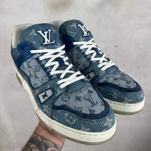 Louis Vuitton Denim Monogram Trainers