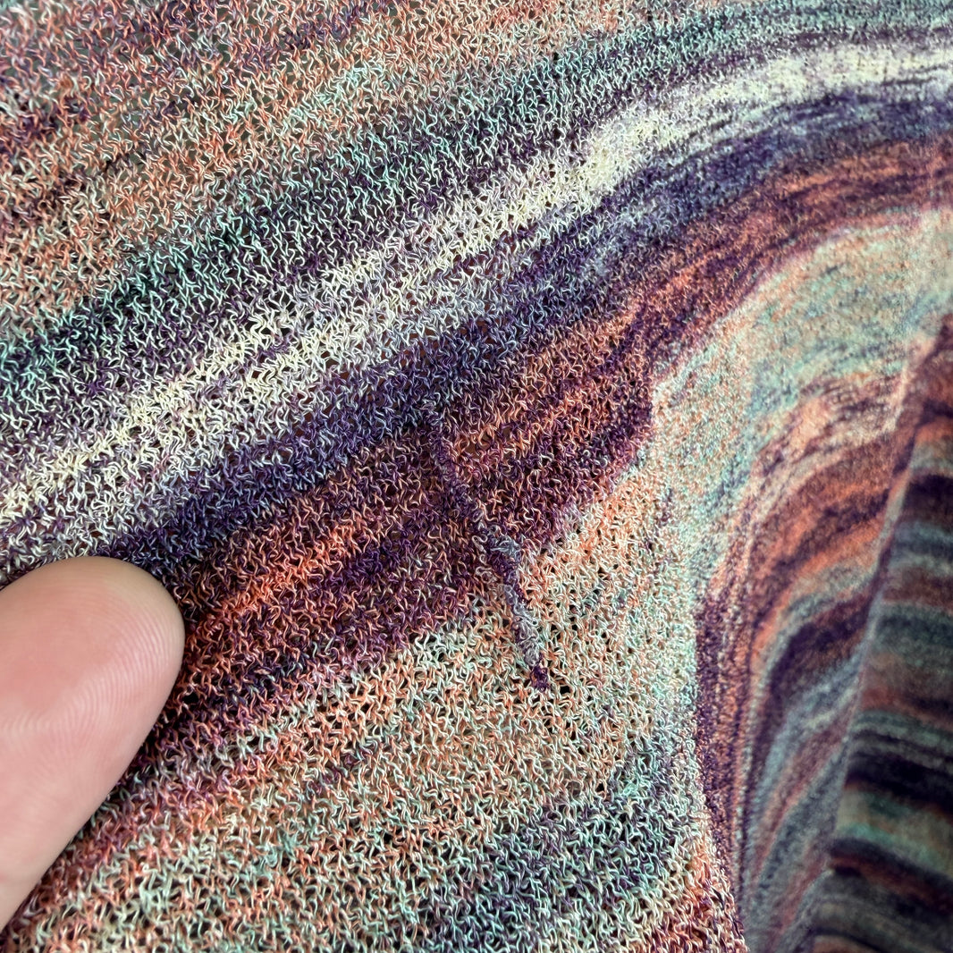 Needles Purple/Green Thin Cardigan