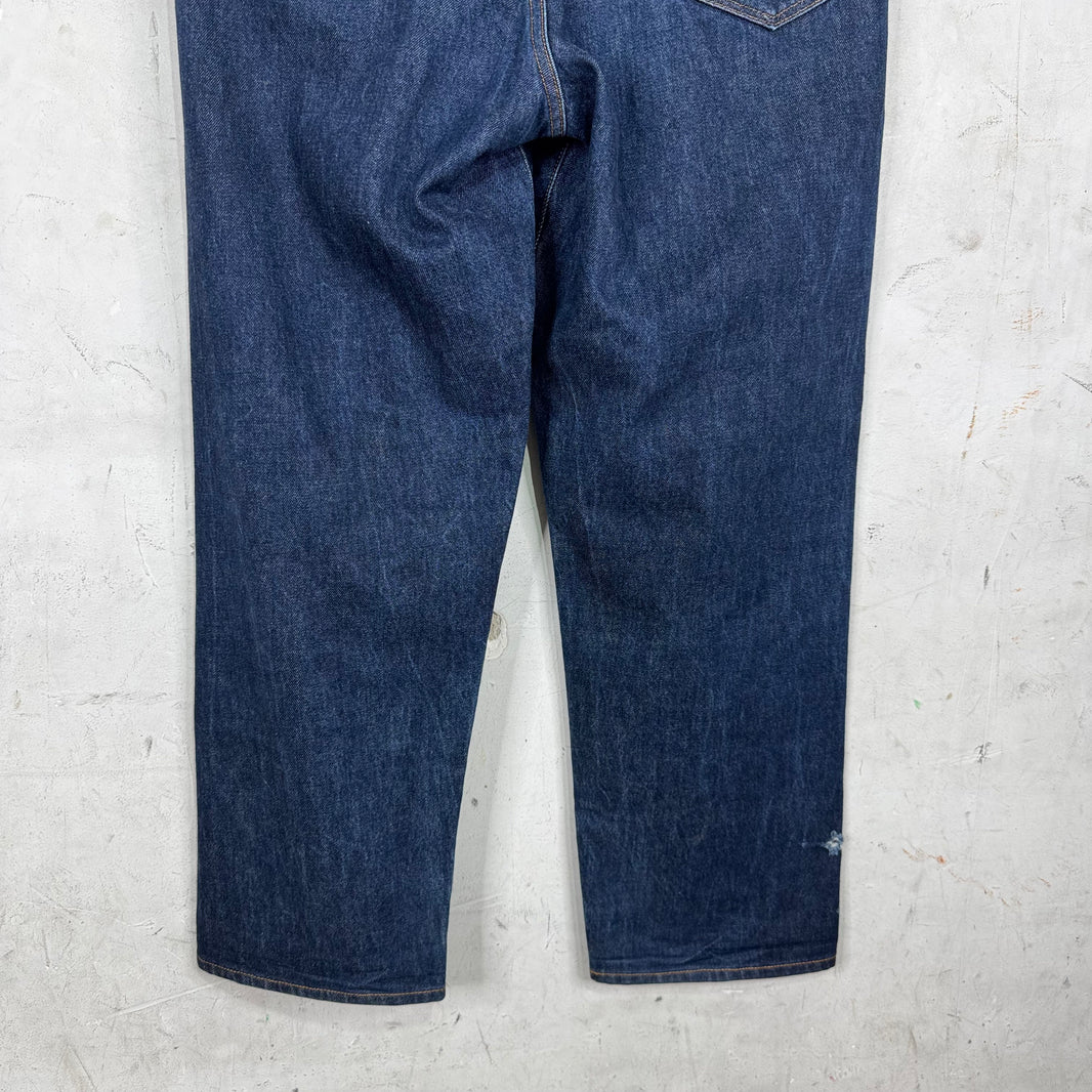Supreme Thin Logo Raw Selvedge Jeans