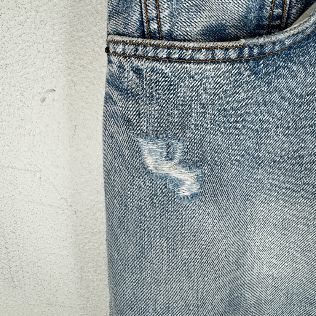 Acne Studios 1989 Light Blue Trash Baggy Jeans