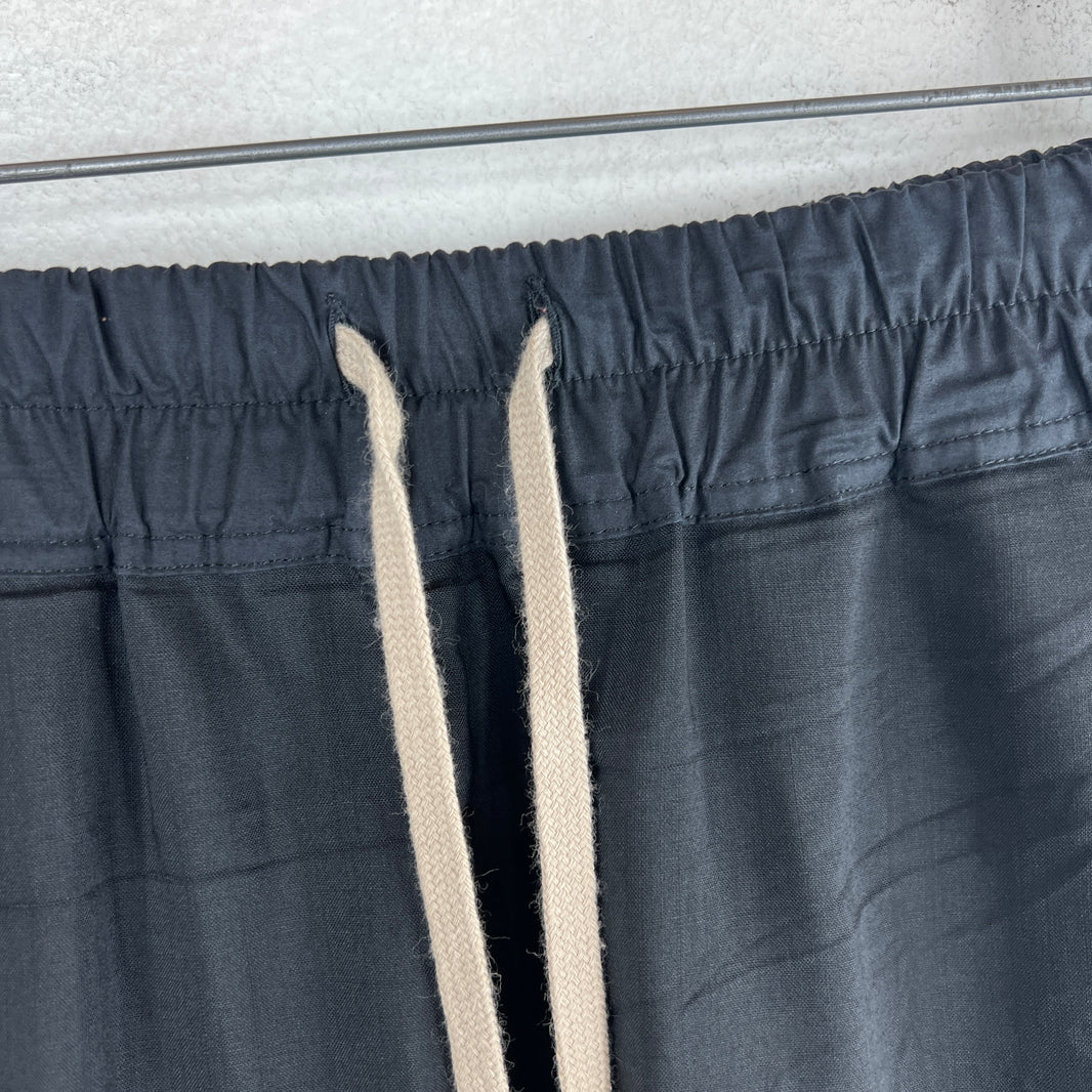 Rick Owens Vicious Wool Dropcrotch Drawstring Pants