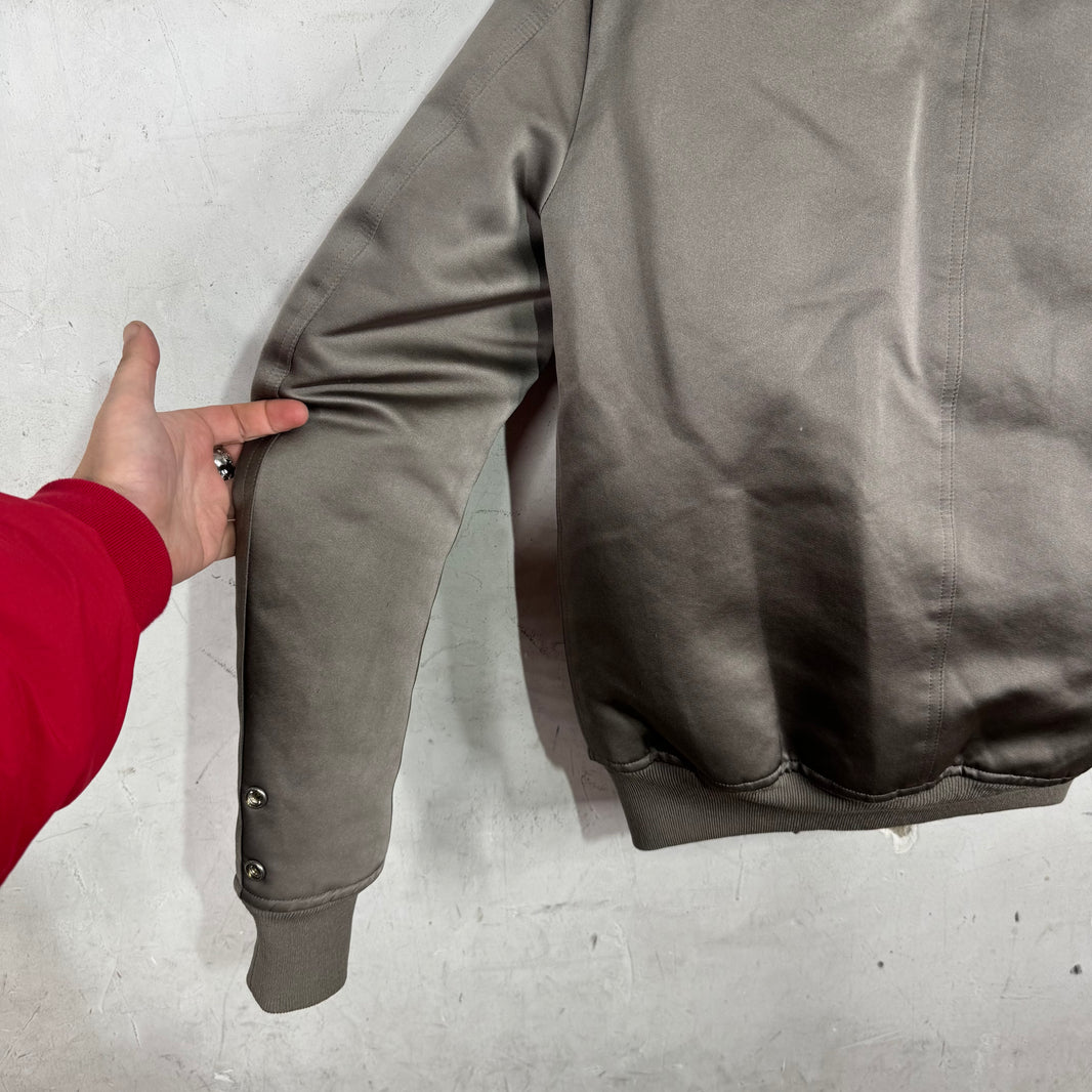 Rick Owens Grey Bomber Jacket
