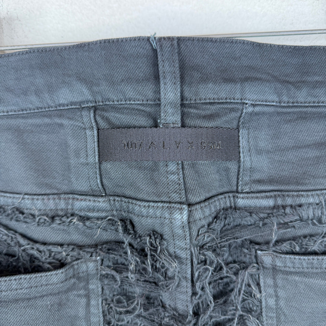 Alyx Blackmeans Studded Shredded Jeans