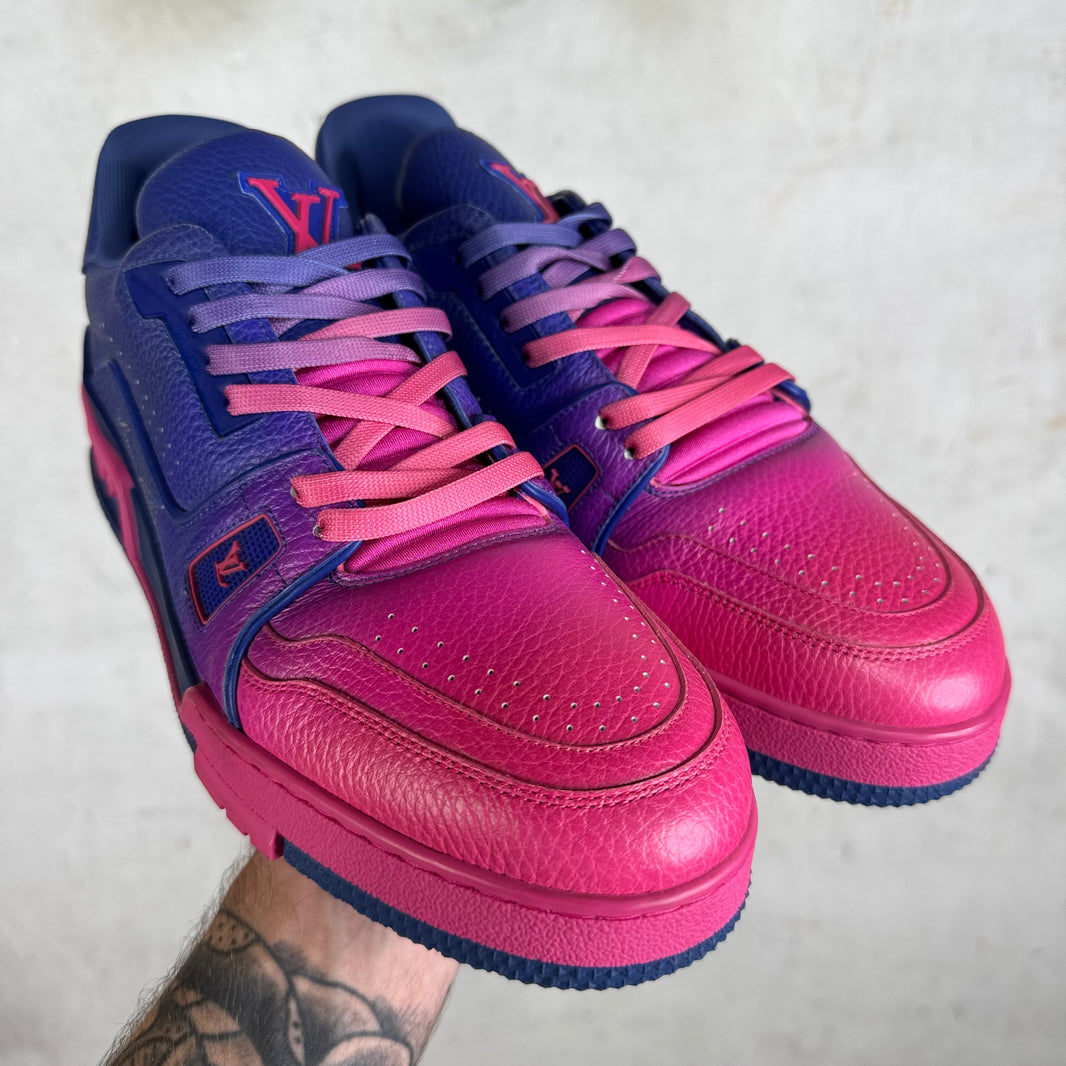 Louis Vuitton Pink/Purple Gradient Trainers DS