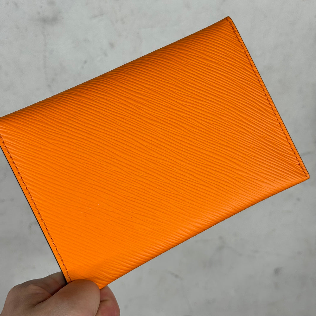 Louis Vuitton Orange Leather Envelope