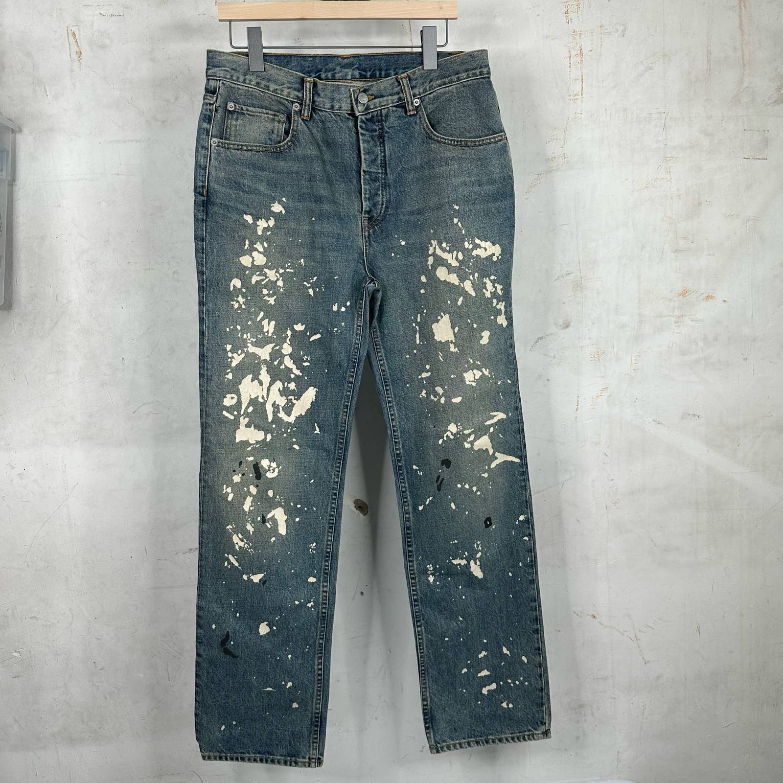 Helmut Lang Paint Splatter Jeans Re-Edition